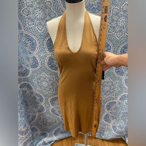 Rib halter top mini dress - Picture 4 of 9